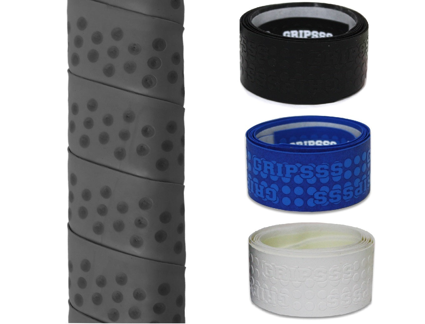 Griptape Gripsss Blue Sports Hockey Stick Tape Skin per hockey su ghiaccio
